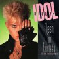 BILLY IDOL Flesh for Fantasy BANNER 3x3 Ft Fabric Poster Tapestry Flag album art