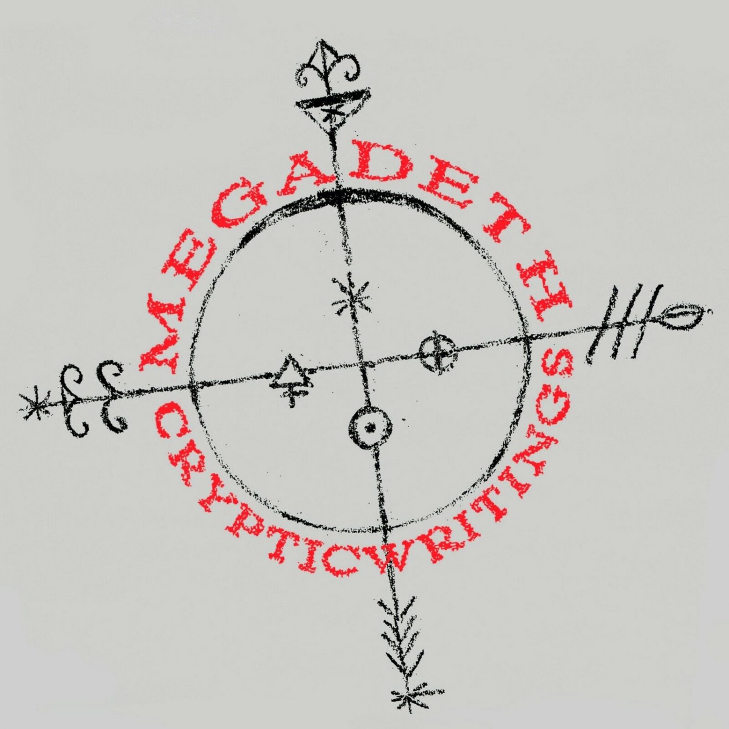 MEGADETH Cryptic Writings BANNER HUGE 4X4 Ft Fabric Poster Flag album cover art