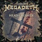 MEGADETH Head Crusher BANNER 3x3 Ft Fabric Poster Tapestry Flag album cover art
