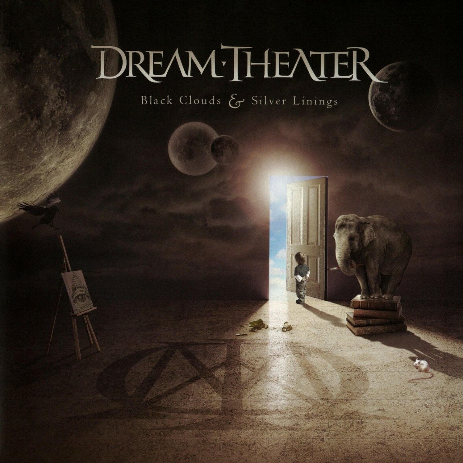 DREAM THEATER Black Clouds & Silver Linings BANNER HUGE 4X4 Ft Fabric Poster art