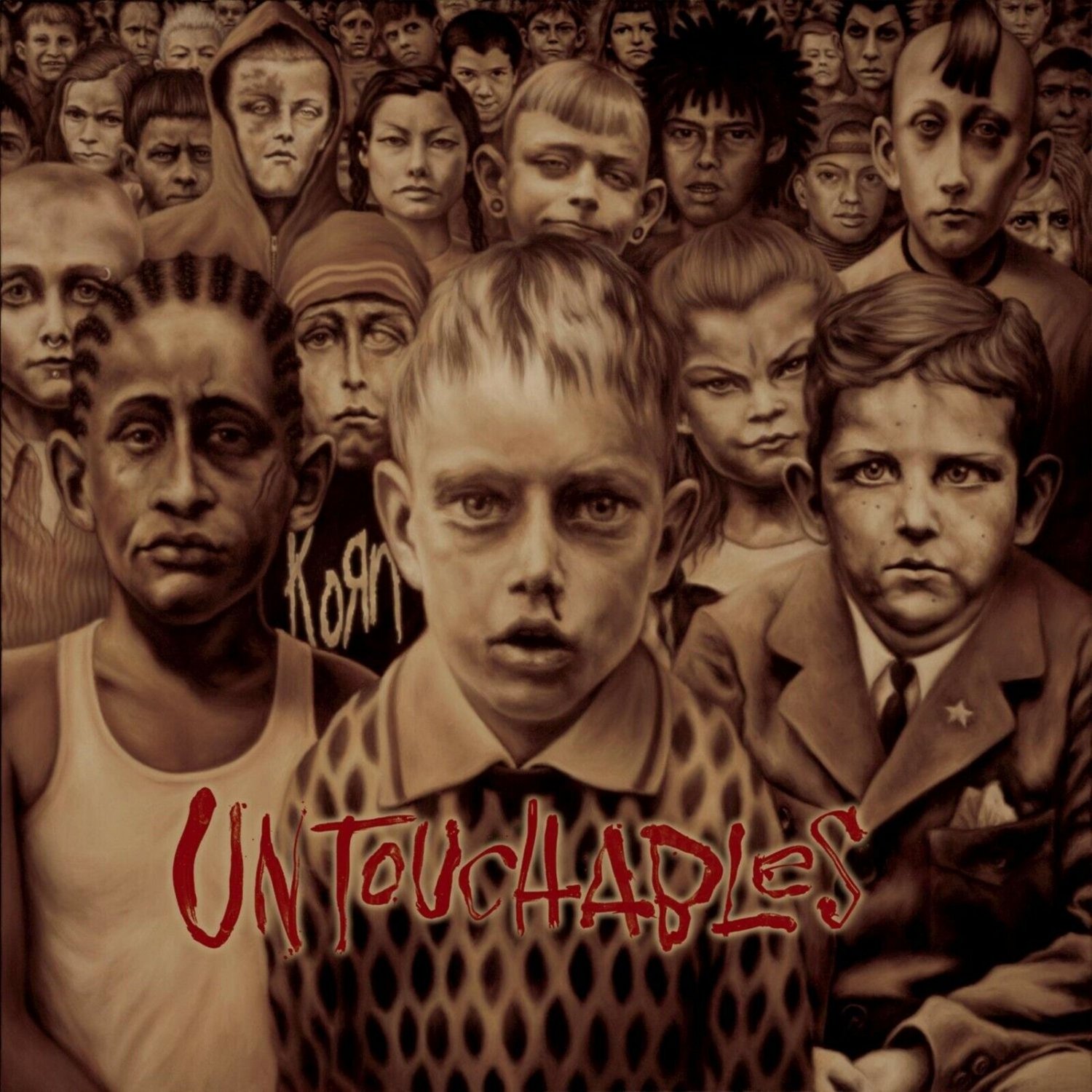 KORN Untouchables BANNER 3x3 Ft Fabric Poster Tapestry Flag album cover band art