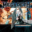 MEGADETH United Abominations BANNER HUGE 4X4 Ft Fabric Poster Tapestry Flag art