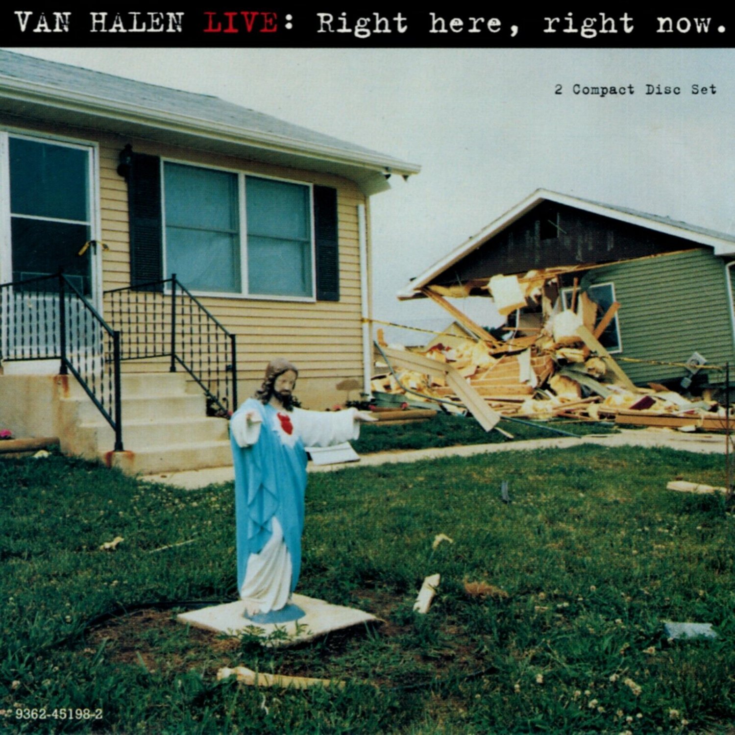 VAN HALEN Live: Right Here Right Now BANNER HUGE 4X4 Ft Fabric Poster Flag art