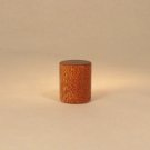 Lamp Finial Mahogany Wood Drum Pattern 6 Lamp Shade Finials Mid Century Modern