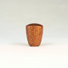 Wooden Lamp Finial Mahogany Dome Pattern 8 Mid Century Modern