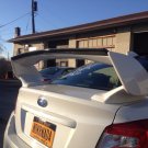 JSP Carbon Fiber Gurney Flap Rear Wing Spoiler 2008-2019 Subaru WRX STI CFS 4515