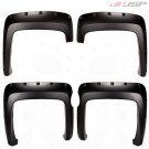 JSP Fender Flare For 2014-2017 Chevrolet Silverado 1500 Pocket Rivet Style Black