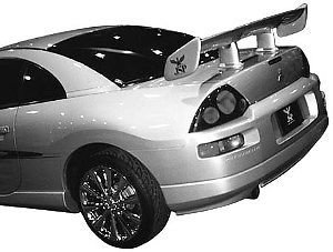 58" Universal ADJUSTABLE Apache Super Touring Spoiler Primed 8" Tall JSP 97211