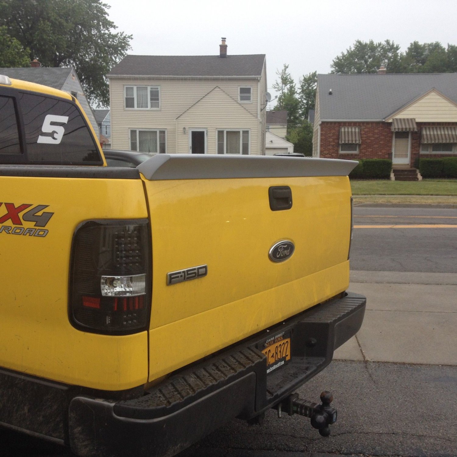 JSP Rear Wing Truck Spoiler 20042008 Ford F150 Painted Tailgate Mount