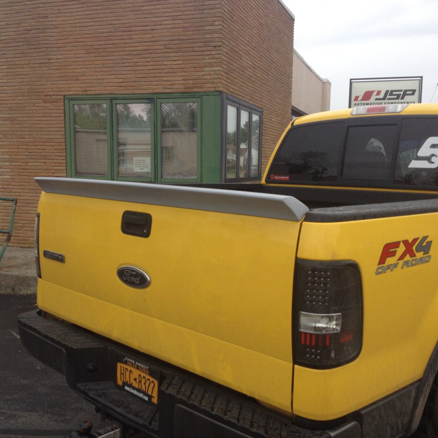 JSP Rear Wing Truck Spoiler 20042008 Ford F150 Painted Tailgate Mount