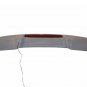 Truck Tonneau Cover Rear Wing Spoiler Primed with LED 54 inch Universal 53304L