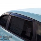 JSP Window Vent Deflector Rain Visor For 2011-2017 Hyundai Accent Hatch 218014