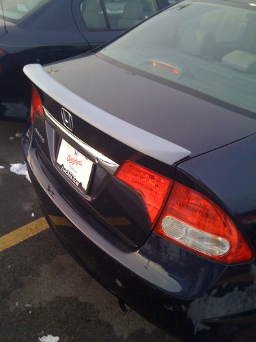 Honda Civic Sedan Rear Wing Spoiler Painted Hybrid Lip 2006-2011 JSP368017