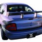 58 inch Universal Adjustable Rear Wing Spoiler Painted 8 inch tall JSP 97211