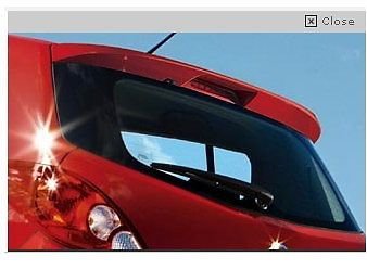 For Nissan Versa Hatchback Rear Wing Spoiler Painted 2007-2012 OE Roof JSP388028