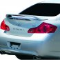 For Infiniti G35 Sedan Rear Wing Spoiler Painted with LED 2007-2008 JSP 339095