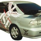 57" Universal MACH III Rear Spoiler Primed Double Decker 8" Tall LED JSP 97203
