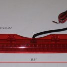 JSP CHMSL Center High-Mount Stop Lamp15 5/8 by 2.25 inch 3rd Brake Light W23LED