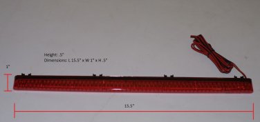 JSP CHMSL Center High-Mount Stop Lamp 15.5 by 1 inch Third Brake Light  W22LED