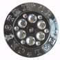 Universal Carbon Fiber Hood Crystal LED Medallion JSP CF3015 Add-on Accessory