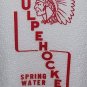 Tulpehocken Spring Water Sunbury, PA Half Gallon Pyro Indian warbonnett bottle water