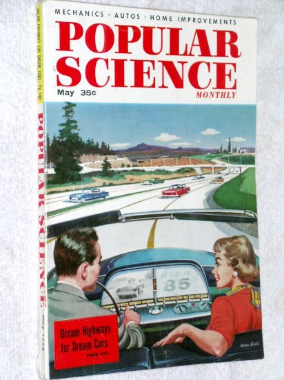 Popular Science May 56 Interstate satellite Monorail