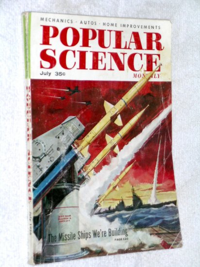 Popular Science Jul 56 Uranium mining submarine elevators