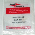 OSM-220 2058-5029-00 2058-5029 Omni Spectra RF sma panel mt jack recep OSM-220 2058-5029-00 2058-5029 Omni Spectra RF sma panel mt jack recep