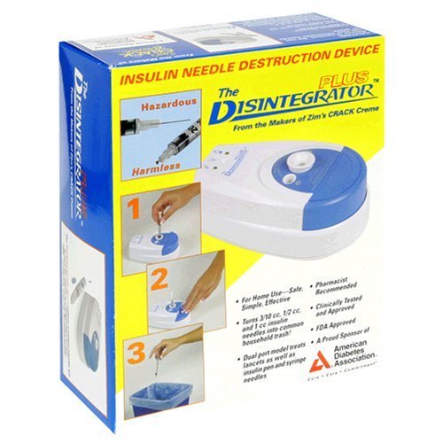 Disintegrator Plus Home Needle Destruction Device UPC = 887127000003