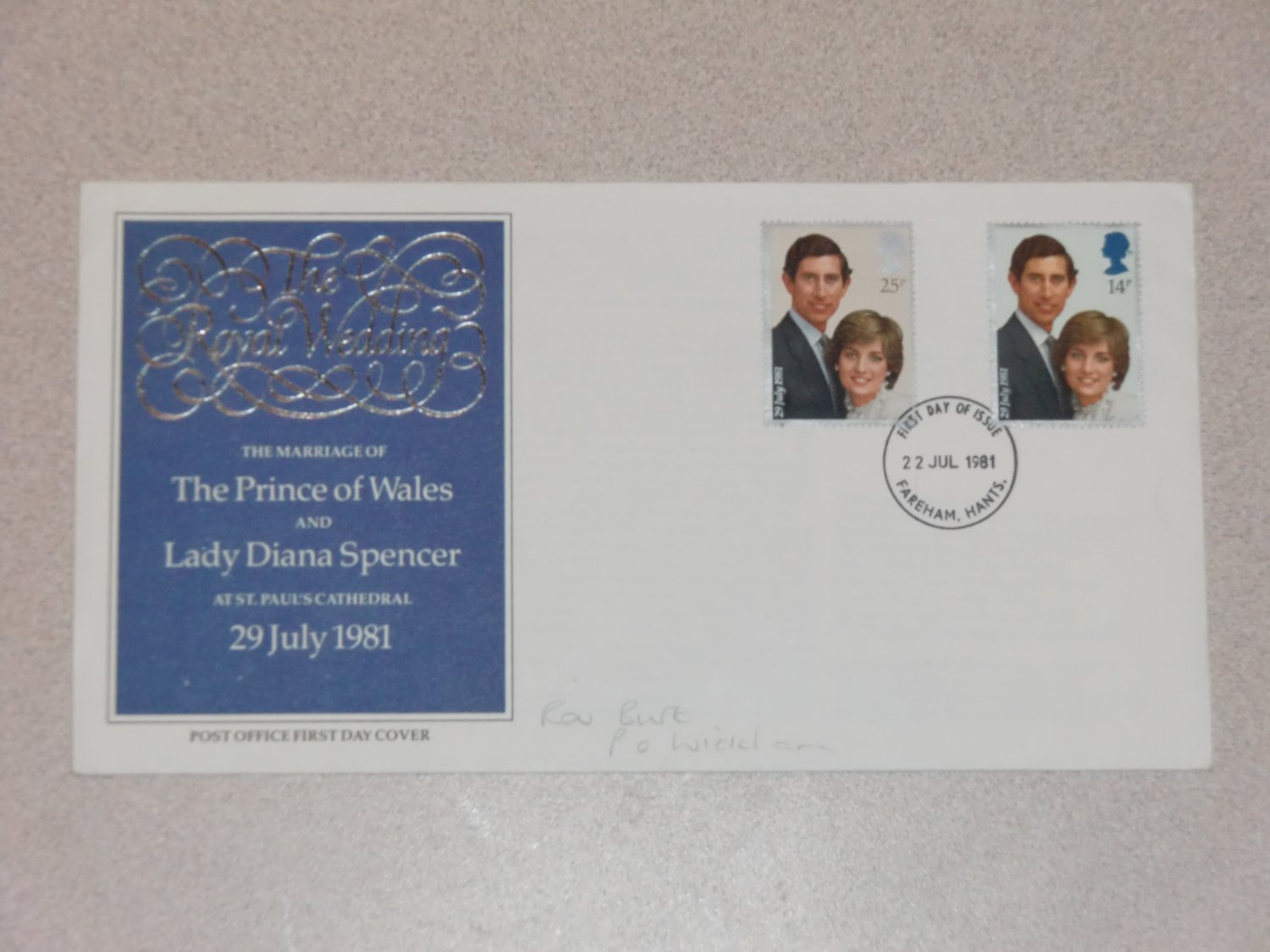 Stamps Royal Wedding 1981 Lady Diana Spencer & Prince Charles United