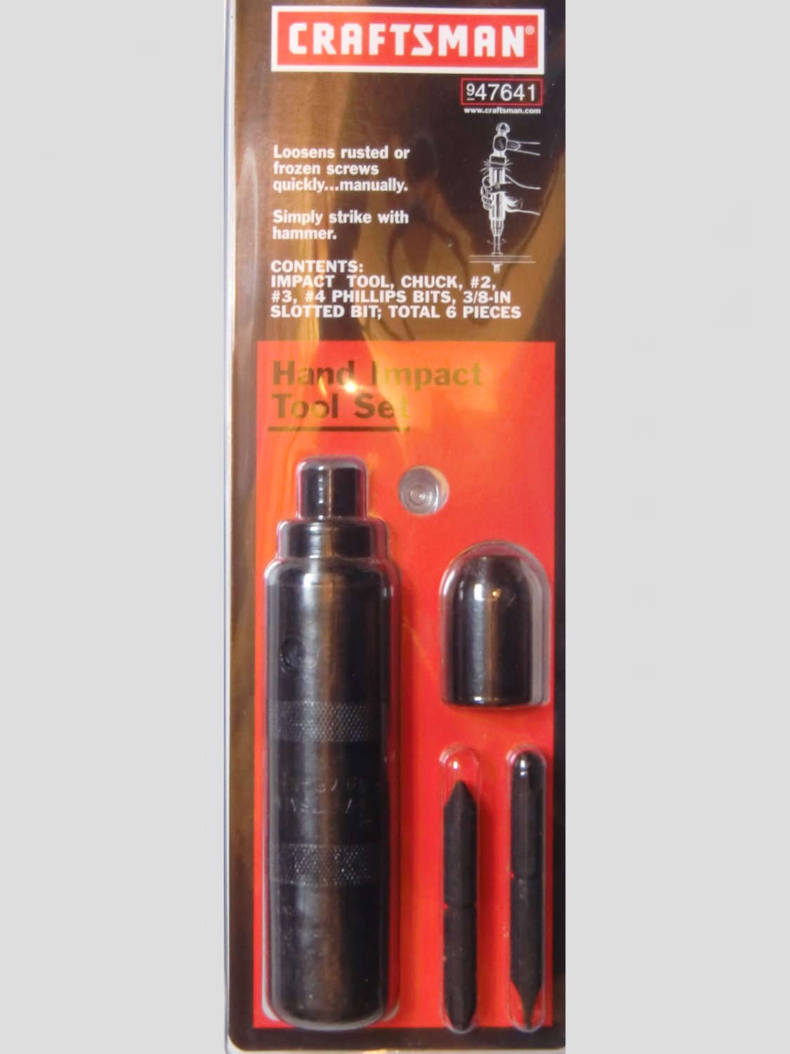 Craftsman Hand Impact Tool Set Driver 947641 47641 Made in U.S.A