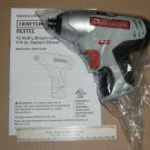 NEW Craftsman Nextec 12v Li-Ion Impact Driver 1/4 in Bare Tool 320.61189 NO Batt NEW Craftsman Nextec 12v Li-Ion Impact Driver 1/4 in Bare Tool 320.61189 NO Batt