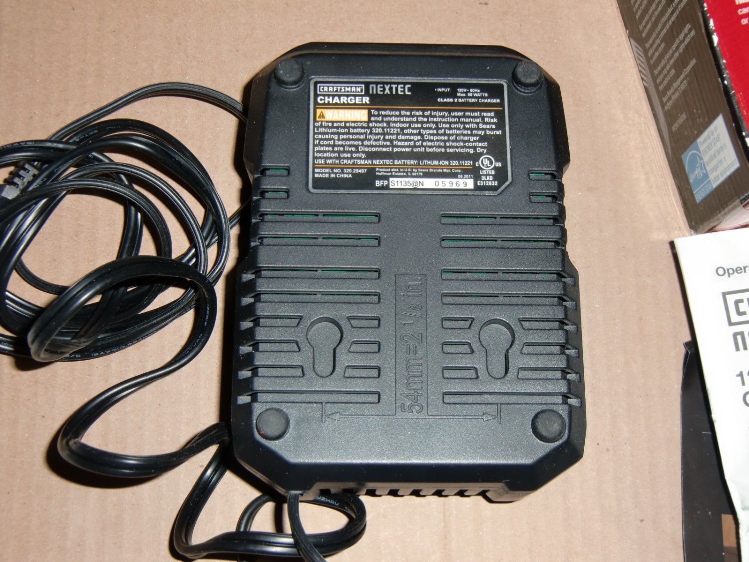 Craftsman NEXTEC 12.0 Volt Quick Boost Battery Charger 29497 320.29497