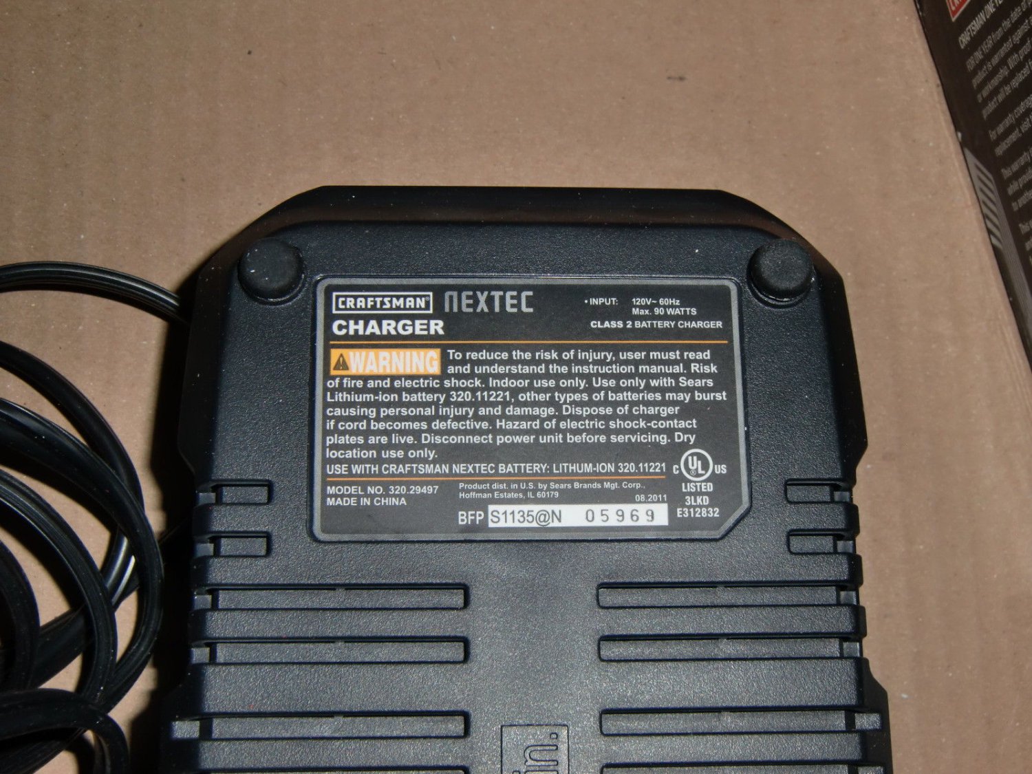 Craftsman NEXTEC 12.0 Volt Quick Boost Battery Charger 29497 320.29497