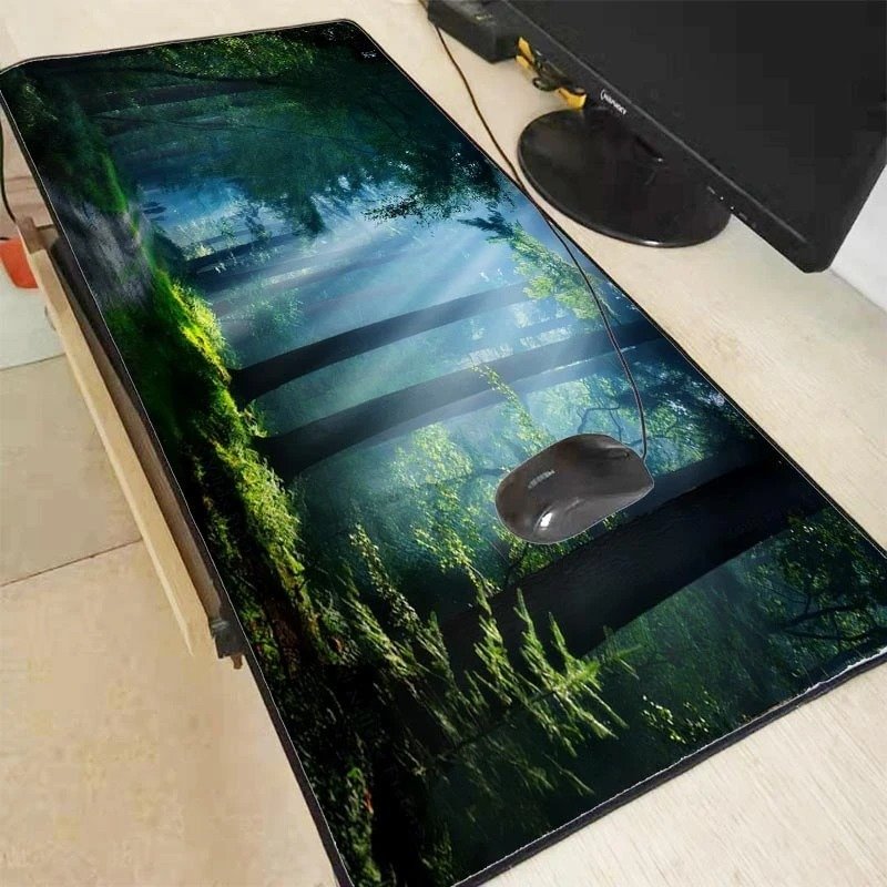 Nature Blue Forest 350X600X2MM Mouse Pad