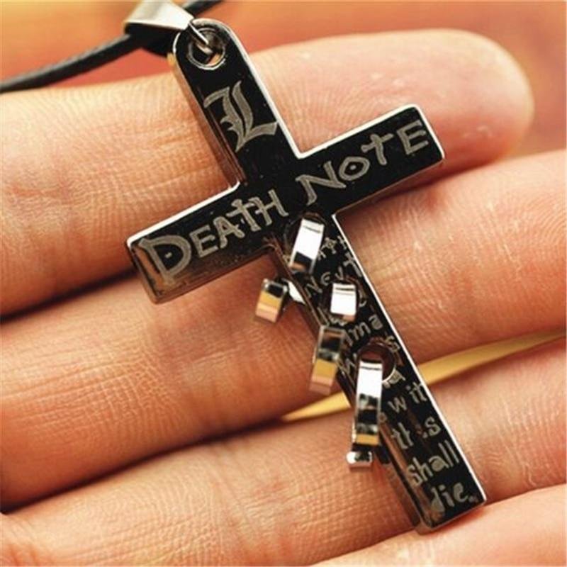 Anime Death Note Cross Pendant Necklace
