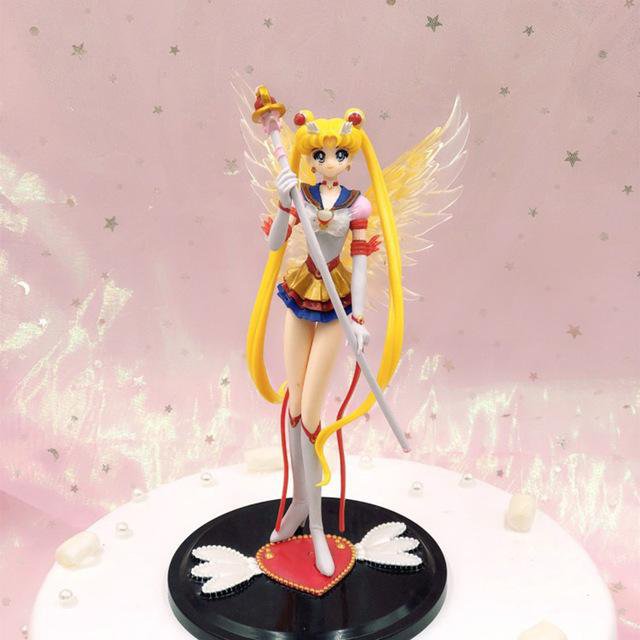 Anime Sailor Moon Tsukino Usagi PVC Action Figure With Bag