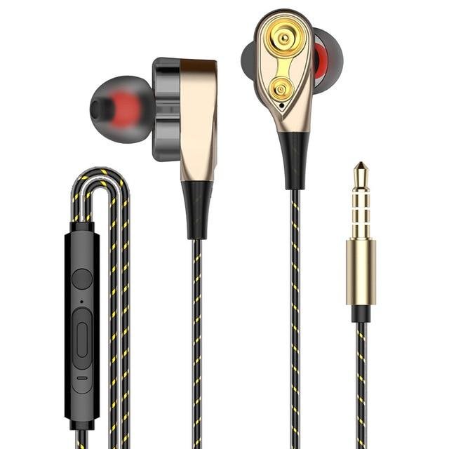 EMIUP Dual Drive Stereo Wired Headset