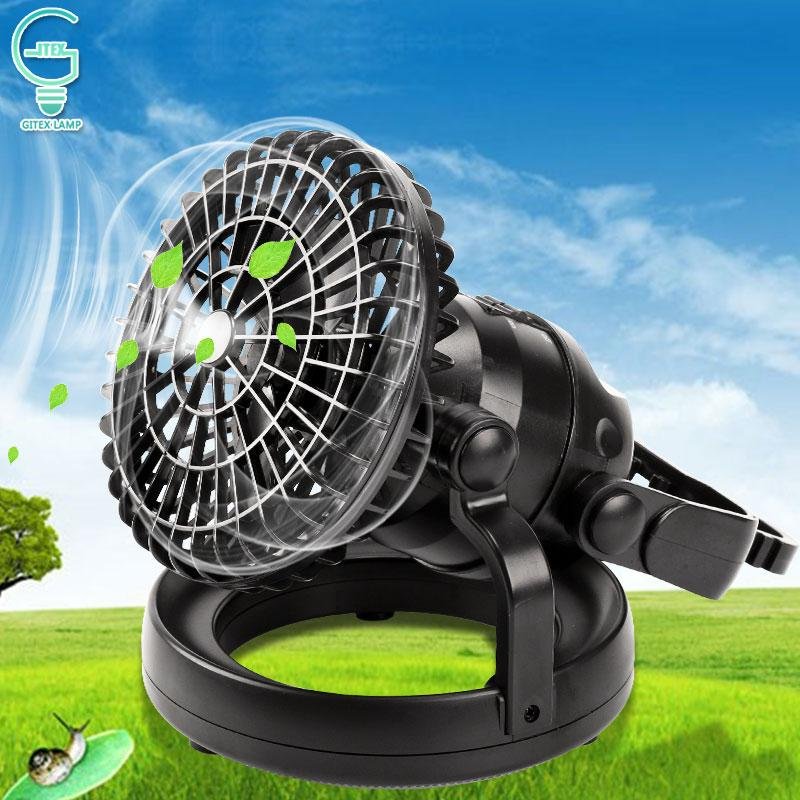 2 IN 1 Camping Lighten Fan
