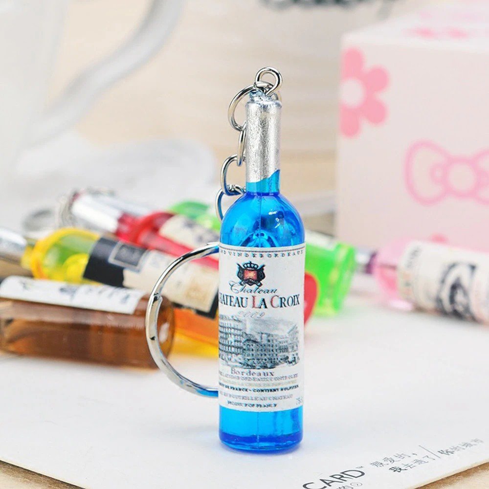 Beer Bottle Keychains