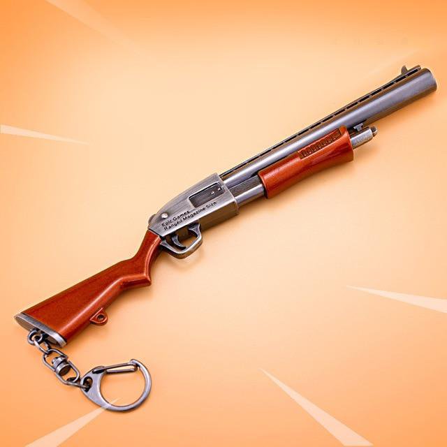 Fortnite 17CM Pump Gun Weapon Model Keychain