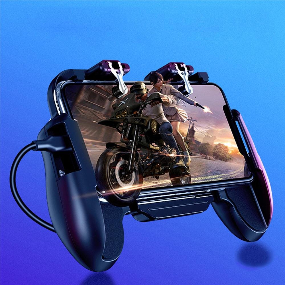 Mobile Phone L1R1 Controller Holder with Cooling Fan