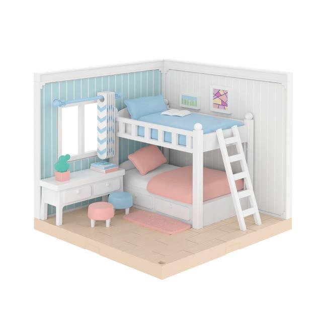 DIY Sweet Wooden Miniature Doll House KIDS BEDROOM
