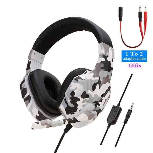 High Grade Led Light Wired Headset GREY FOR PS4