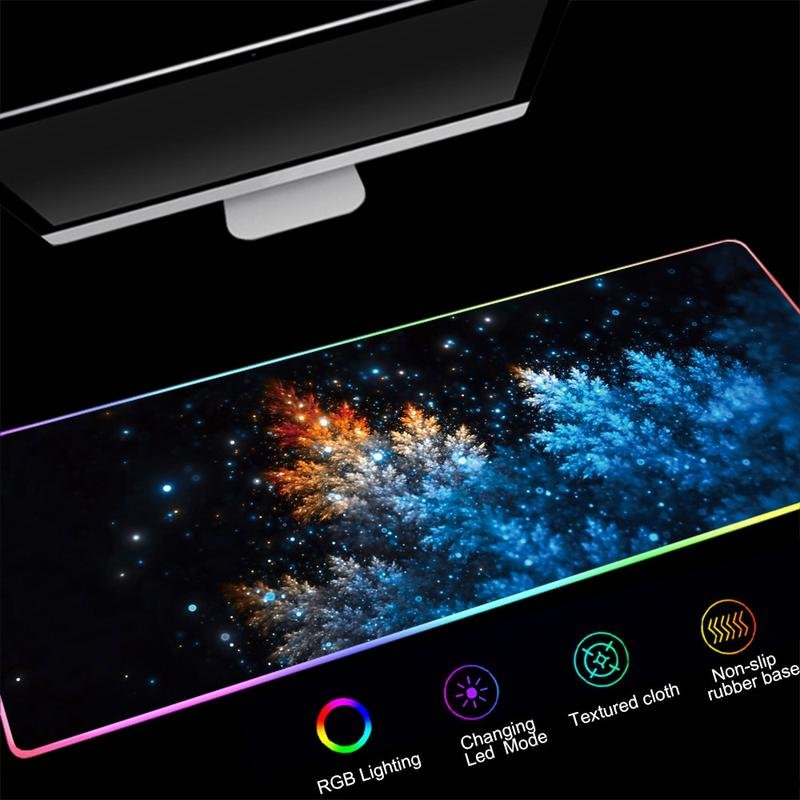 Large Pattern Keyboard Lighting Mousepad 900 X 400 X 4MM
