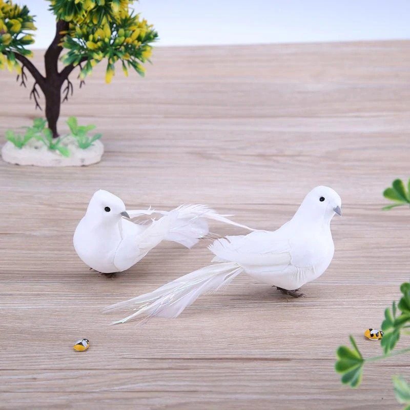 Artificial White Pigeon