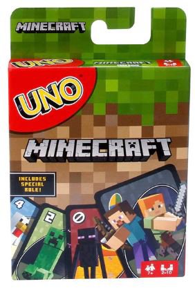 Minecraft Characters Print UNO Game