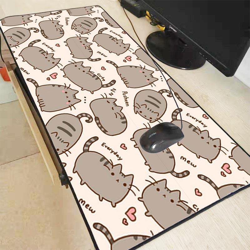 Everyday Mew Cute Cat 400X900X4MM Mouse Pad