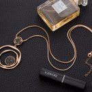Luxury Black Crystal Female Necklace