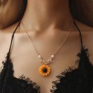 Creative Sunflower Pendant Necklace